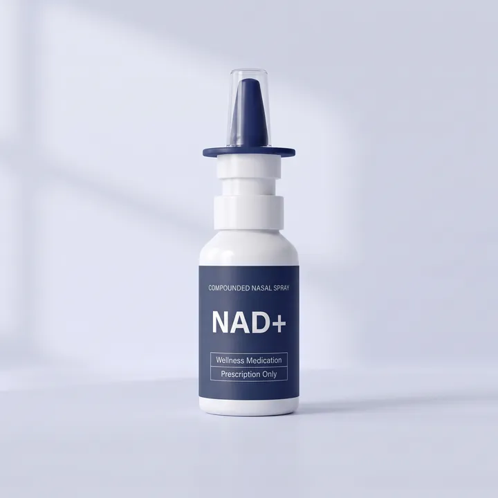 Illustrative image of NAD+ Nasal Spray, prescription only